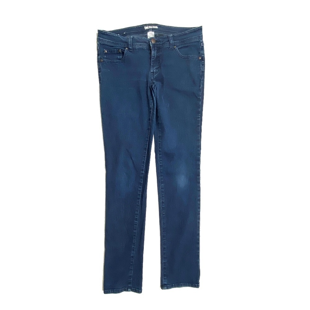 Xhilaration Skinny Jeans Women Size 7 Dark Wash Blue Denim Low Rise 5-Pocket